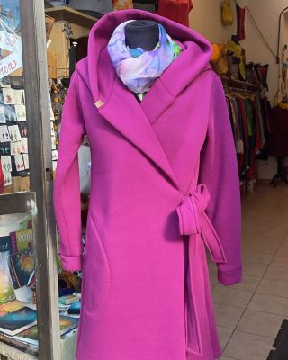 Podzimní kabátky Bavlněné podzimni kabátky ze silné počesané teplákoviny.